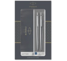 Набор ручек Parker Jotter Core KB61 (CW2093256) Stainless Steel CT подар.кор. ручка шариковая/карандаш механический 0.5
