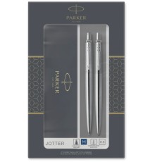 Набор ручек Parker Jotter Core KB61 (CW2093256) Stainless Steel CT подар.кор. ручка шариковая/карандаш механический 0.5