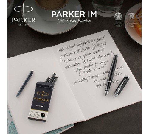 Набор ручек Parker IM Core FK221 (CW2093215) Black CT сталь нержавеющая подар.кор. ручка перьевая, ручка шариковая Набор ручек Parker IM Core FK221 (CW2093215) Black CT сталь нержавеющая подар.кор. ручка перьевая, ручка шариковая