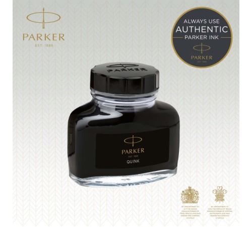 Флакон с чернилами Parker Quink Ink Z13 (CW1950375) черные чернила 57мл для ручек перьевых