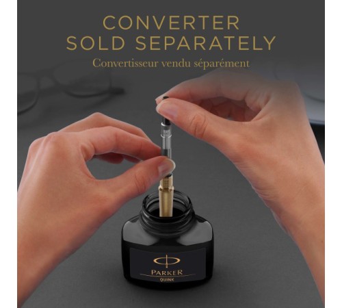 Флакон с чернилами Parker Quink Ink Z13 (CW1950375) черные чернила 57мл для ручек перьевых