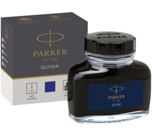 Флакон с чернилами Parker Quink Ink Z13 (CW1950376) синие чернила 57мл для ручек перьевых Флакон с чернилами Parker Quink Ink Z13 (CW1950376) синие чернила 57мл для ручек перьевых
