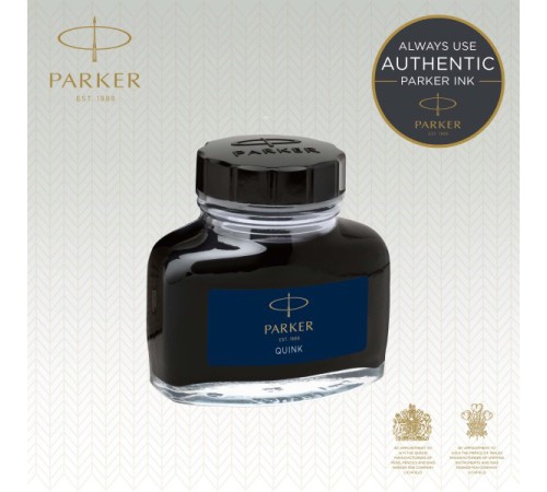 Флакон с чернилами Parker Quink Ink Z13 (CW1950378) черный/синие чернила 57мл для ручек перьевых