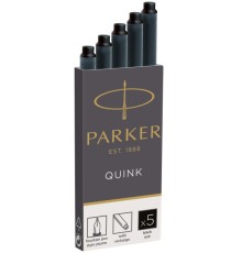 Картридж Parker Quink Z11 (CW1950382) черные чернила для ручек перьевых (5шт)