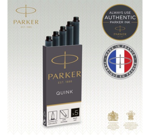 Картридж Parker Quink Z11 (CW1950382) черные чернила для ручек перьевых (5шт) Картридж Parker Quink Z11 (CW1950382) черные чернила для ручек перьевых (5шт)