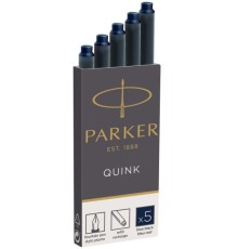 Картридж Parker Quink Z11 (CW1950385) черный/синие чернила для ручек перьевых (5шт)