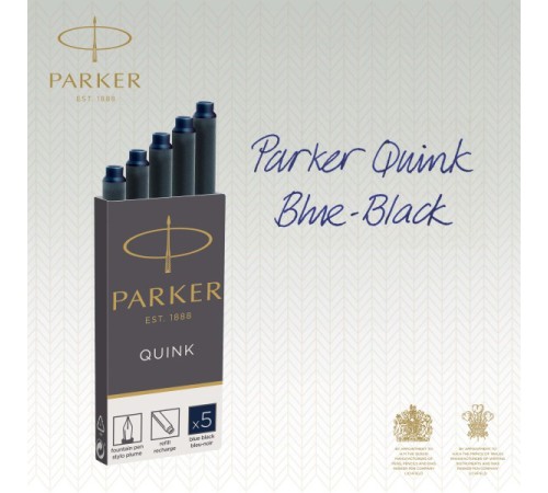 Картридж Parker Quink Z11 (CW1950385) черный/синие чернила для ручек перьевых (5шт) Картридж Parker Quink Z11 (CW1950385) черный/синие чернила для ручек перьевых (5шт)