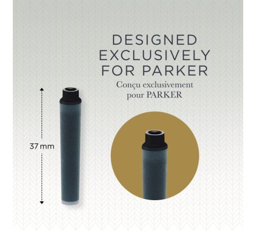 Картридж Parker Quink Z17 MINI (CW1950407) черные чернила для ручек перьевых (6шт)