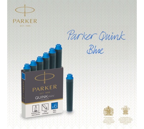 Картридж Parker Quink Z17 Mini (CW1950409) синие чернила для ручек перьевых (6шт) Картридж Parker Quink Z17 Mini (CW1950409) синие чернила для ручек перьевых (6шт)