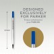 Стержень роллер Parker Quink RB Z01 (CW1950279) F 0.5мм синие чернила без упак.