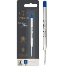 Стержень шариковый Parker QuinkFlow Z08 (CW1950368) F 0.8мм синие чернила блистер