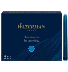 Картридж Waterman Standart (CWS0110860) синие чернила для ручек перьевых (8шт)