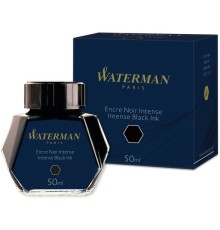 Флакон с чернилами Waterman CWS0110710 черные чернила для ручек перьевых