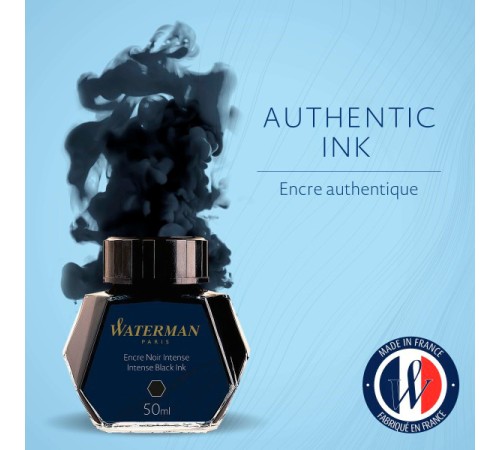 Флакон с чернилами Waterman CWS0110710 черные чернила для ручек перьевых Флакон с чернилами Waterman CWS0110710 черные чернила для ручек перьевых