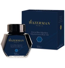 Флакон с чернилами Waterman (CWS0110790) черный/синие чернила 50мл для ручек перьевых