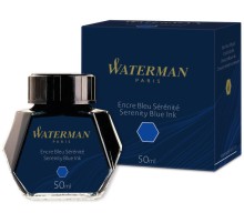 Флакон с чернилами Waterman (CWS0110720) синие чернила для ручек перьевых