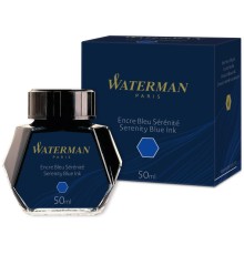 Флакон с чернилами Waterman (CWS0110720) синие чернила для ручек перьевых