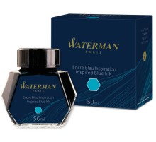 Флакон с чернилами Waterman (CWS0110810) голубые чернила 50мл для ручек перьевых