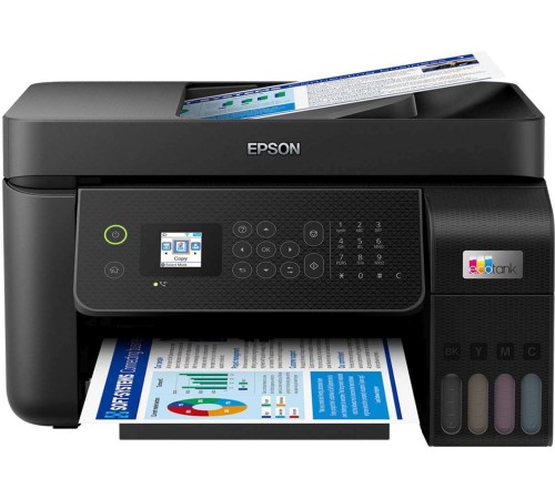 МФУ струйный Epson L5290 A4 WiFi USB RJ-45 черный