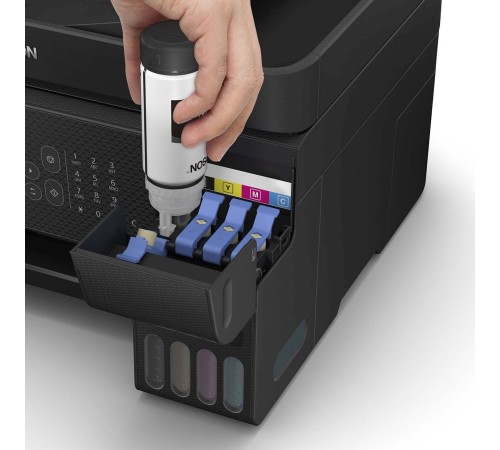 МФУ струйный Epson L5290 A4 WiFi USB RJ-45 черный