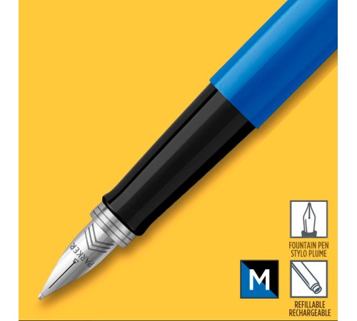 Ручка перьев. Parker Jotter Original F60 (CW2096858) Blue M сталь нержавеющая блистер Ручка перьев. Parker Jotter Original F60 (CW2096858) Blue M сталь нержавеющая блистер