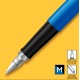 Ручка перьев. Parker Jotter Original F60 (CW2096858) Blue M сталь нержавеющая блистер
