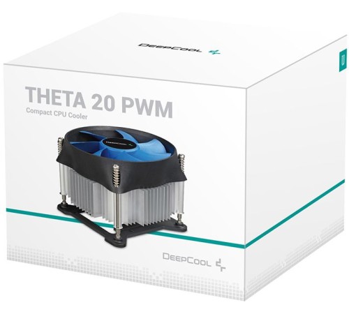 Устройство охлаждения(кулер) Deepcool THETA 20 PWM 1700 Soc-1700 4-pin 18-31dB Al 95W 376gr Ret Устройство охлаждения(кулер) Deepcool THETA 20 PWM 1700 Soc-1700 4-pin 18-31dB Al 95W 376gr Ret
