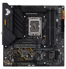 Материнская плата ASUS TUF GAMING B660M-PLUS WIFI, LGA1700, B660, 4*DDR5, DP+HDMI, CrossFireX, SATA3 + RAID, Audio, Gb LAN, USB 3.2*6, USB 2.0*6, COM*1 header (w/o cable), mATX ; 90MB1AZ0-M0EAY0 (TUF GAMING B660M-PLUS WIFI)