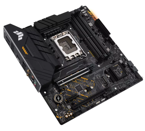 Материнская плата ASUS TUF GAMING B660M-PLUS WIFI, LGA1700, B660, 4*DDR5, DP+HDMI, CrossFireX, SATA3 + RAID, Audio, Gb LAN, USB 3.2*6, USB 2.0*6, COM*1 header (w/o cable), mATX ; 90MB1AZ0-M0EAY0 (TUF GAMING B660M-PLUS WIFI)