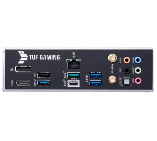 Материнская плата ASUS TUF GAMING B660-PLUS WIFI D4, LGA1700, B660, 4*DDR4, HDMI+DP, CrossFireX, SATA3 + RAID, Audio, Gb LAN, USB 3.2*8, USB 2.0*4, COM*1 header (w/o cable), ATX ; 90MB1920-M0EAY0 (TUF GAMING B660-PLUS WIFI D4)