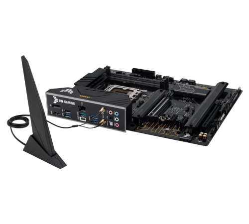 Материнская плата ASUS TUF GAMING B660-PLUS WIFI D4, LGA1700, B660, 4*DDR4, HDMI+DP, CrossFireX, SATA3 + RAID, Audio, Gb LAN, USB 3.2*8, USB 2.0*4, COM*1 header (w/o cable), ATX ; 90MB1920-M0EAY0 (TUF GAMING B660-PLUS WIFI D4)