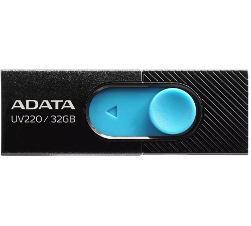 Флеш Диск A-Data 32Gb UV220 AUV220-32G-RBKBL USB2.0 черный/синий