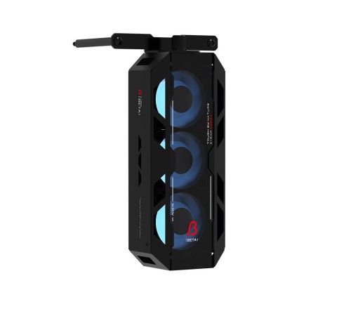 Вентилятор для процессора ALSEYE AS.03.08.0002 ( C-RAM-Beta-B , 25-644-250228M5) Product size: 156.75 * 82 * 35mm Material: 0.8mm SPCC thick sheet metal Number of fans: 3 Size: 40 * 40 * 20mm Box: Black Leaf: Milk white Luminous effect: internally emittin