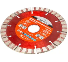 Диск алмазный MATRIX  отрезной Турбо-сегментный, 125x22,2 мм, сухая резка// MATRIX Professional 73142