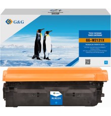 Картридж лазерный G&G 212X GG-W2121X голубой (10000стр.) для HP Color LJ M554/M555/578 Enterprise
