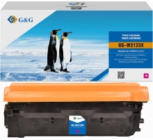 Картридж лазерный G&G 212X GG-W2123X пурпурный (10000стр.) для HP Color LJ M554/M555/578 Enterprise