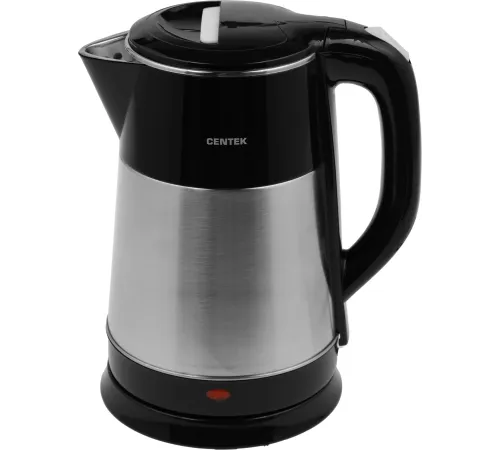 Чайник электрический Centek CT-0021 2.2л. 2100Вт сталь/черный (корпус: металл/пластик)