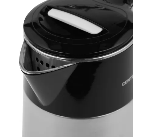 Чайник электрический Centek CT-0021 2.2л. 2100Вт сталь/черный (корпус: металл/пластик)