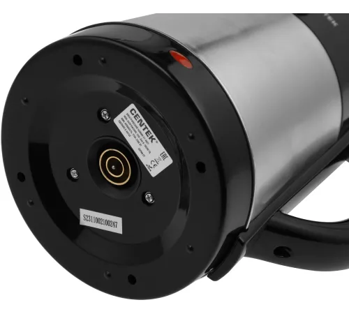 Чайник электрический Centek CT-0021 2.2л. 2100Вт сталь/черный (корпус: металл/пластик)