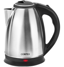 Чайник Centek CT-0035 (матовый) металл 1,5л, 2000W, хромированная вставка на крышке