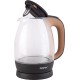 Чайник электрический Centek CT-0056 1.7л. 2200Вт коричневый/бежевый (корпус: стекло)