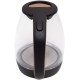 Чайник электрический Centek CT-0056 1.7л. 2200Вт коричневый/бежевый (корпус: стекло)