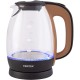 Чайник электрический Centek CT-0056 1.7л. 2200Вт коричневый/бежевый (корпус: стекло)