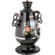 Самовар Centek CT-0091 B (черн+рисунок), 4.0л, 2300Вт, поддерж.t + LED индикатор, керам заварник