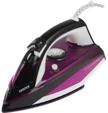 Утюг Centek CT-2344 VIOLET 2400Вт, керамическая подошва, мощный паровой удар, самоочистка, 330мл