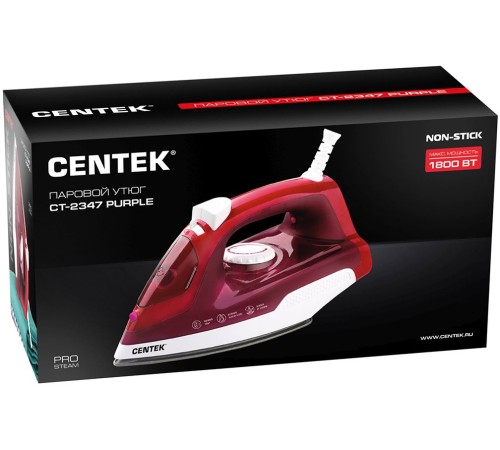 Утюг Centek CT-2347 1800Вт красный/белый Утюг Centek CT-2347 1800Вт красный/белый
