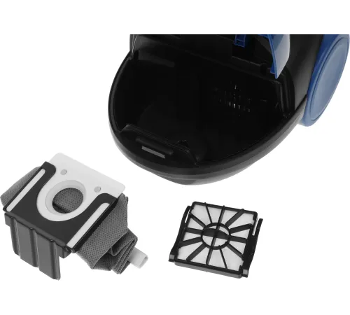 Пылесос Centek CT-2518 синий/черный, 350/1800 Вт, уборка сухая, пылесборник мешок, 1.5 л
