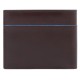 Кошелек мужской Piquadro Blue Square Revamp PU4188B2VR/MO коричневый натур.кожа