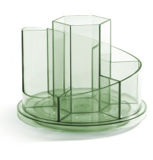 Органайзер настольный Deli 8943GREEN 150x150x114мм зеленый пластик