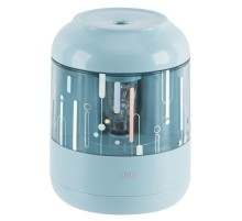 Точилка для карандашей электрическая Deli EH508-BL 1 отверстие пластик синий (батарея)